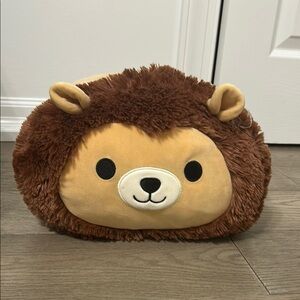Adorable Brown and Tan Stuffed Hedgehog Toy